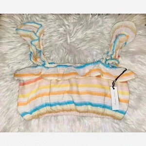 Lovers + Friends Linen Top NWT